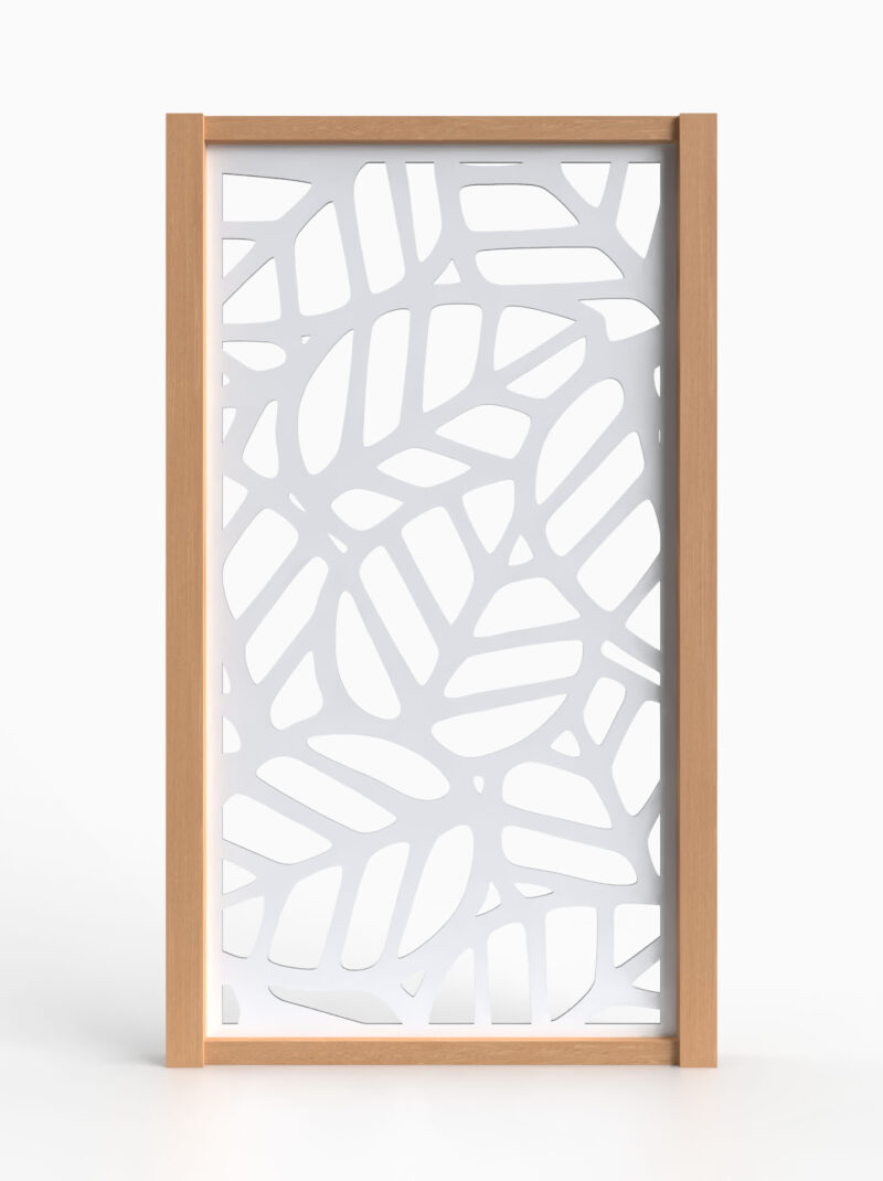 Schutting Model 1 - 90x180cm - 6mm - wit